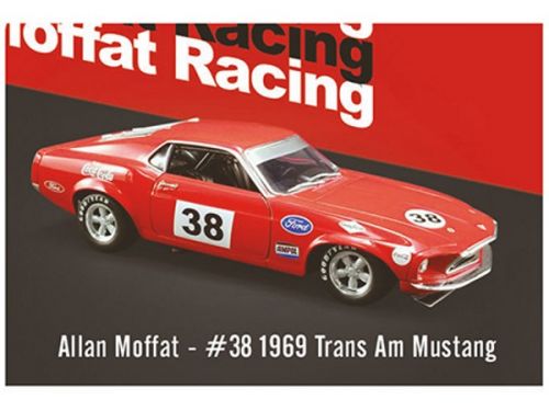 Acme 1:64 1969 Ford Trans Am Coca-Cola Mustang - Allan Moffat #38