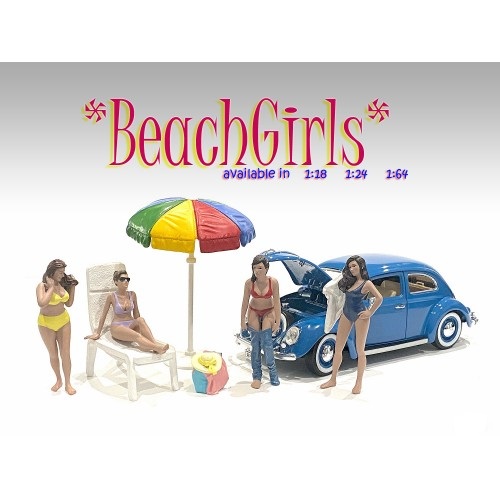 American Diorama 1:18 Scale Figurines - Beach Girls Series