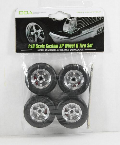 DDA  1:18 Wheel & Tyre Set - Ford XP Custom
