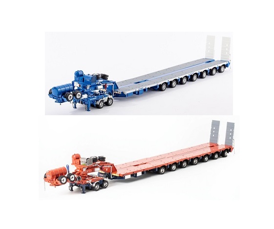 Drake Collectibles 1:50 Drake 7x8 Steerable Trailers with 2x8 Dolly