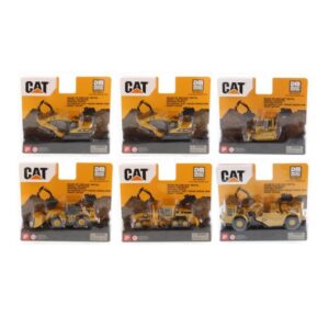 1:87 Scale Caterpillar Assorted Earthmovers