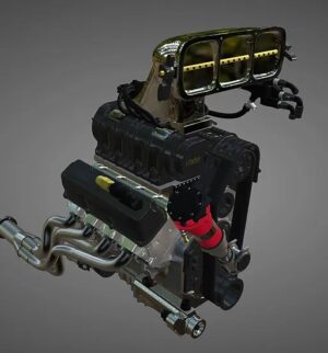 1:18 Scale Ford Small Block V8 Engine Kit - Littlefield Blower