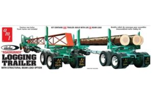 1:25 Scale Logging Trailer Plastic Model Kit