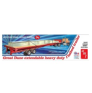 1:25 Scale Extendable Flatbed Trailer Plastic Model Kit