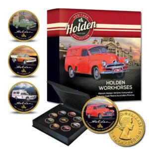 Holden Workhorses 9 Piece Enamel Penny Collection
