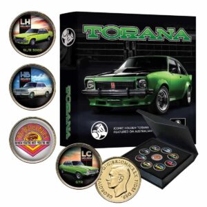 Holden Torana 9 Piece Enamel Penny Collection