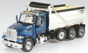 1:50 Scale Peterbilt 567 Tipper Truck - Blue Metallic