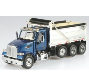 1:50 Scale Peterbilt 567 Tipper Truck - Blue Metallic