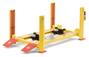 1:18 Scale Workshop 4 Post Car Hoist - Shell Oil