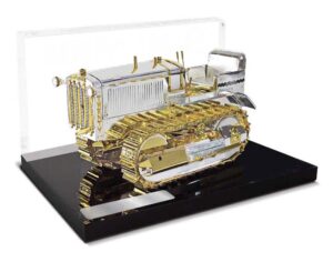 1:12 Scale Caterpillar Twenty - 24ct Gold and Stirling Silver