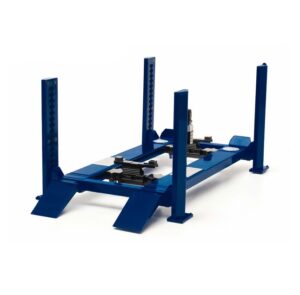 1:18 Scale Workshop 4 Post Car Hoist - Blue