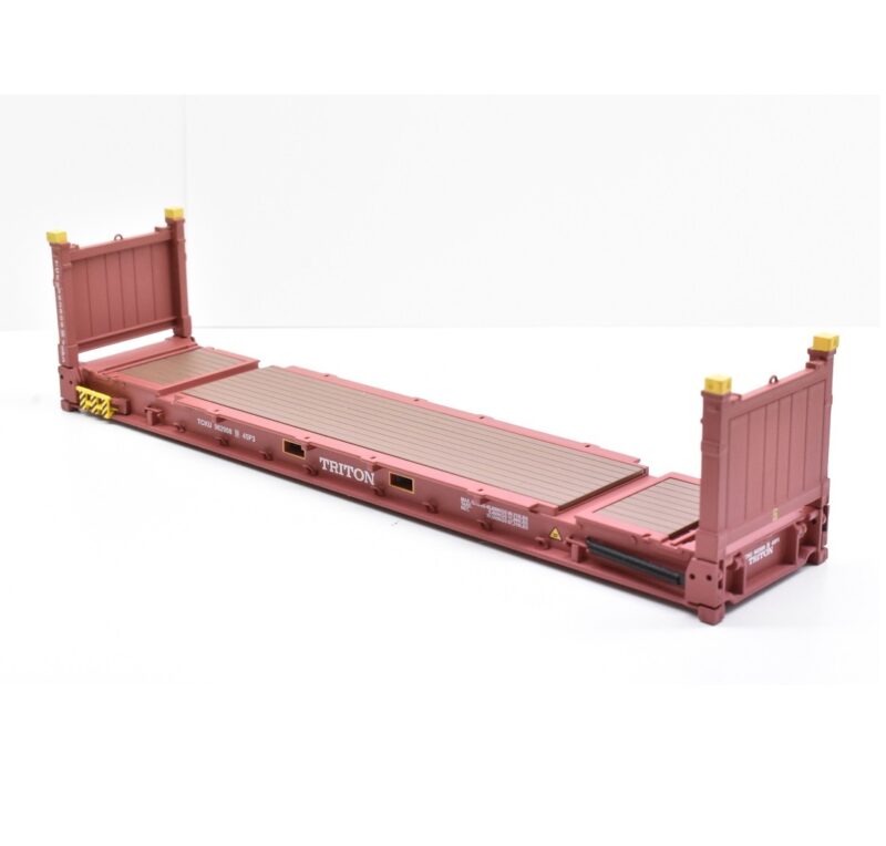1:50 Scale 40Ft Flat Rack Shipping Container - Triton