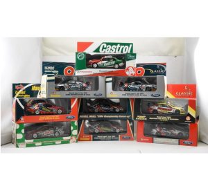 1:43 Scale Russell Ingall's Assorted V8 Supercars Lot (9)