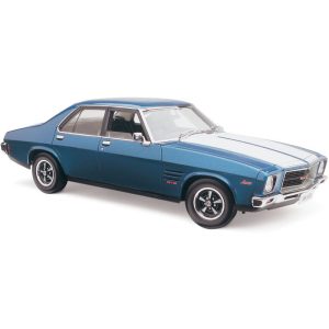 1:18 Scale Holden HQ GTS Monaro - Cyan Metallic with White Stripes