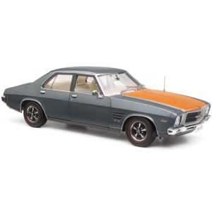 1:18 Scale Holden HQ GTS Monaro - Gunmetal Metallic with Lone O'Ranger Stripes