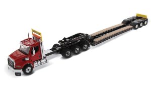 1:50 Scale Western Star 49X SBFA Truck with XL 120 Lowboy HDG Trailer