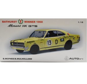 1:18 Scale Holden HK GTS Monaro 327 - 1968 Bathurst Winner