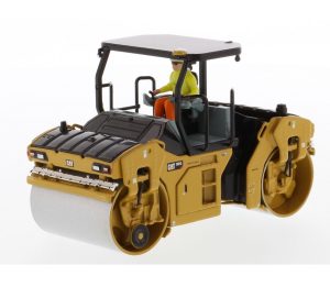 1:50 Scale Caterpillar CB-13 Tandem Vibratory Roller with ROPS