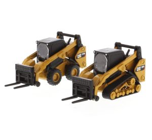 1:64 Scale Caterpillar 272D2 Skid Steer and 297D2 Track Loaders