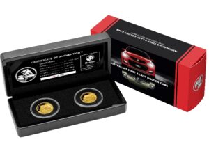 Holden's First and Last Cars 14K Gold Commemorative Medallions