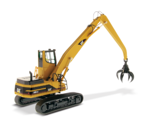 1:50 Scale Caterpillar 345B Material Handler with Work Tools