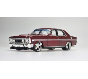 1:24 Scale Ford XW Falcon Sedan Custom - Burgundy Metallic