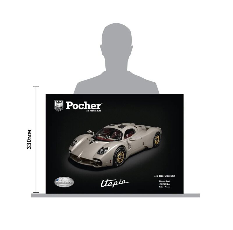 1:8 Scale Pagani Utopia Coupé - Rinascimento Lucido Model Kit - Image 4