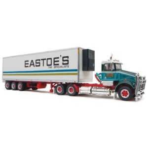 1:64 Scale Kenworth with Refrigerated Trailer - Eastoe's Transport