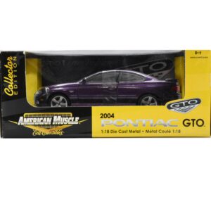 1:18 Scale 2004 Pontiac GTO Coupe - Cosmos Purple
