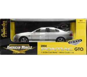 Ertl 1:18 Scale 2004 Pontiac GTO Coupe Silver33727