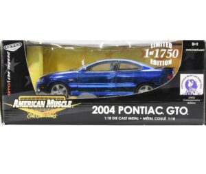 1:18 Scale 2004 Pontiac GTO Coupe 2003 - Blue Chrome "Commemorative Edition"