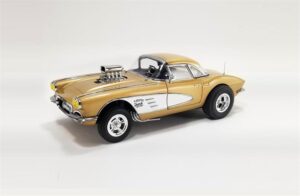 Acme 1:18 Scale 1961 Chevrolet Corvette Gasser - Rat Fink's The Fugitive Vette A1800932
