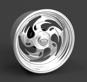 1:18 Scale Wheels and Tyre Set - Boyd Coddington Codzillas 175/R15