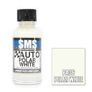 SMS Auto Color - Ford Polar White Paint 30ml PA36