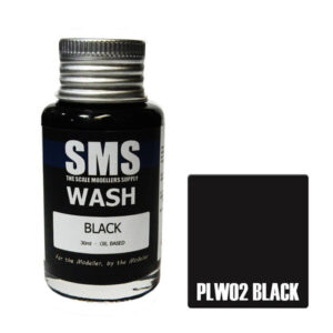 SMS Weathering Series Wash DARK BLACK 30ml PLW02
