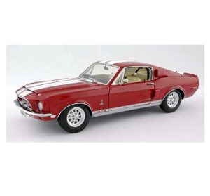 1:18 Scale 1968 Shelby GT-500 Fastback - Red with White stripes