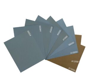 Wet and Dry Sand Paper Kit 3000-15000 Grit
