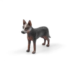 1:18 Scale Canine Figurine - Australian Cattle Dog - Blue Heeler