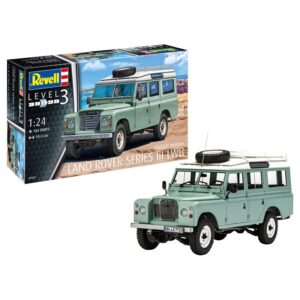 1:24 Scale Land Rover Series III LWB Station Wagon Plastic Model Kit
