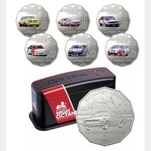 2018 Holden Hi Octane - 50 Cent - 7 Piece Coin Collection