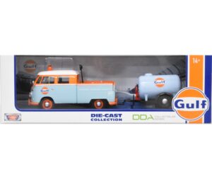 1:24 Scale Volkswagen Service Van with Oil Tank Trailer - Gulf Oil