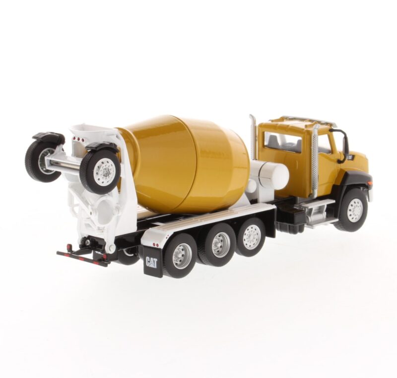 1:64 Scale Caterpillar CT660 Concrete Truck - Yellow - Image 2