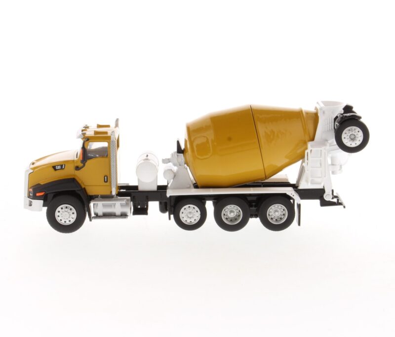 1:64 Scale Caterpillar CT660 Concrete Truck - Yellow - Image 3