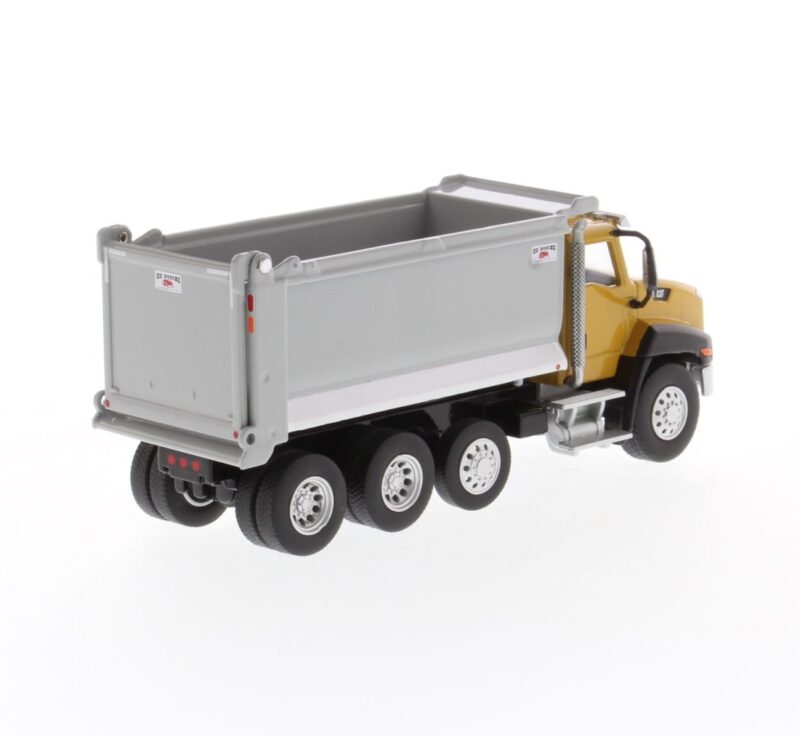1:64 Scale Caterpillar CT660 Tipper Truck - Yellow - Image 2