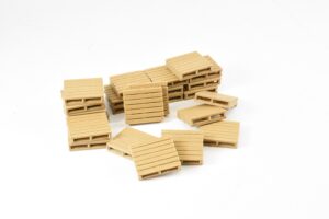 1:50 Scale Wooden Pallets - Large Style - Qty 24