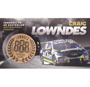 2018 Craig Lowndes 888 Stamp and Medallion Cover - Limited Edition