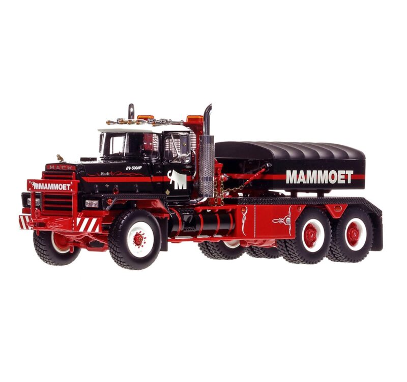1:50 Scale Mack RD800 Truck with Ballast Box - Mammoet