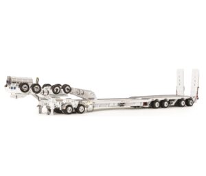 1:50 Scale Drake 4x8 Swingwing Drop Deck Trailer with Dolly - White