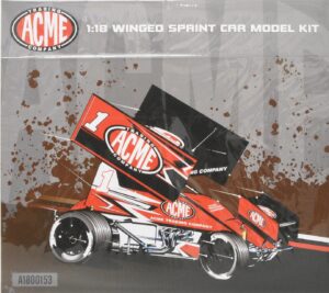 1:18 Scale Sprint Car Diecast Model Kit - Primed