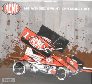 1:18 Scale Sprint Car Diecast Model Kit - White